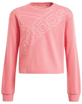 Girl's Adidas Logo Sweat Shirt