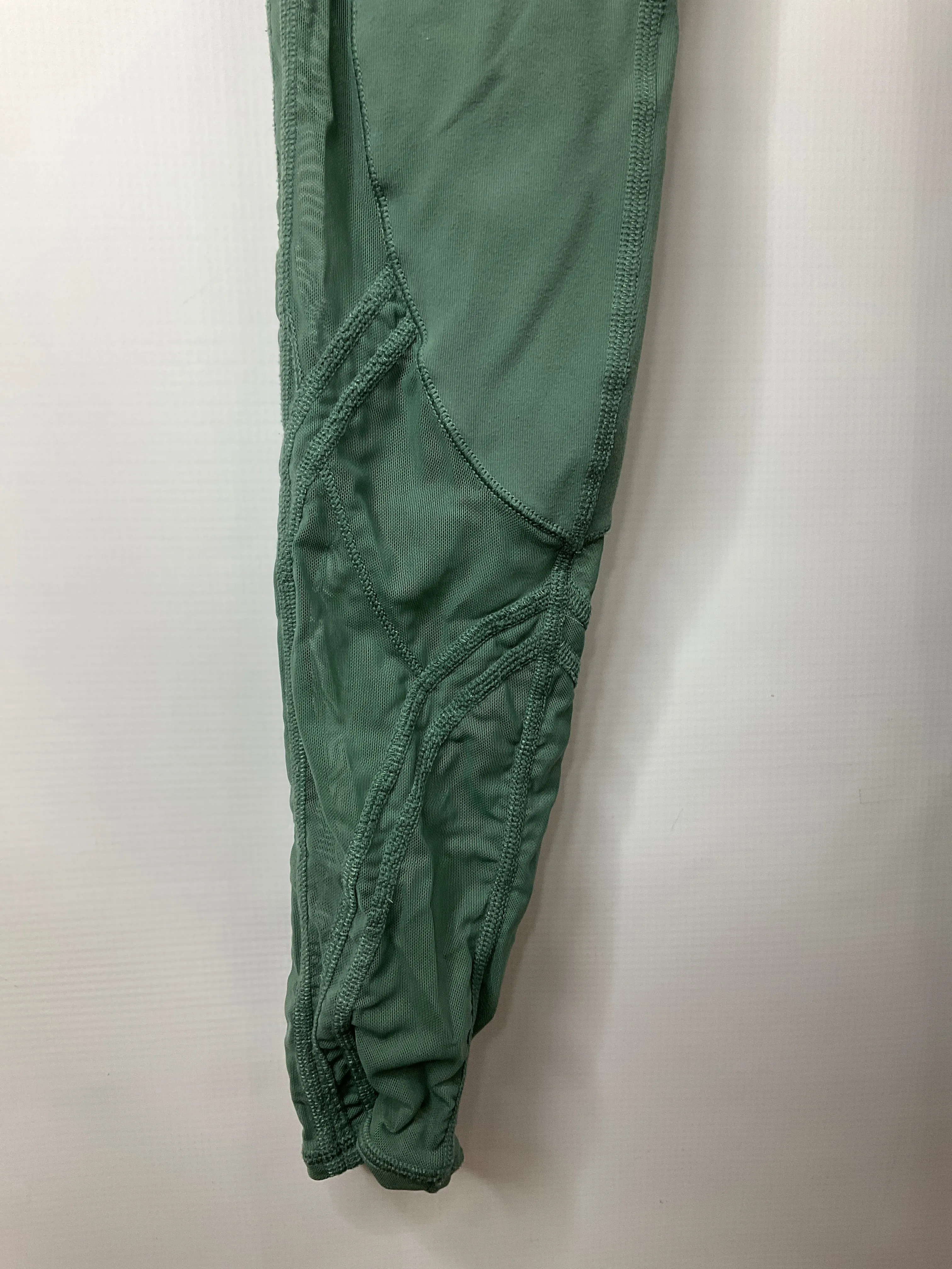 Green Athletic Leggings Alo, Size S