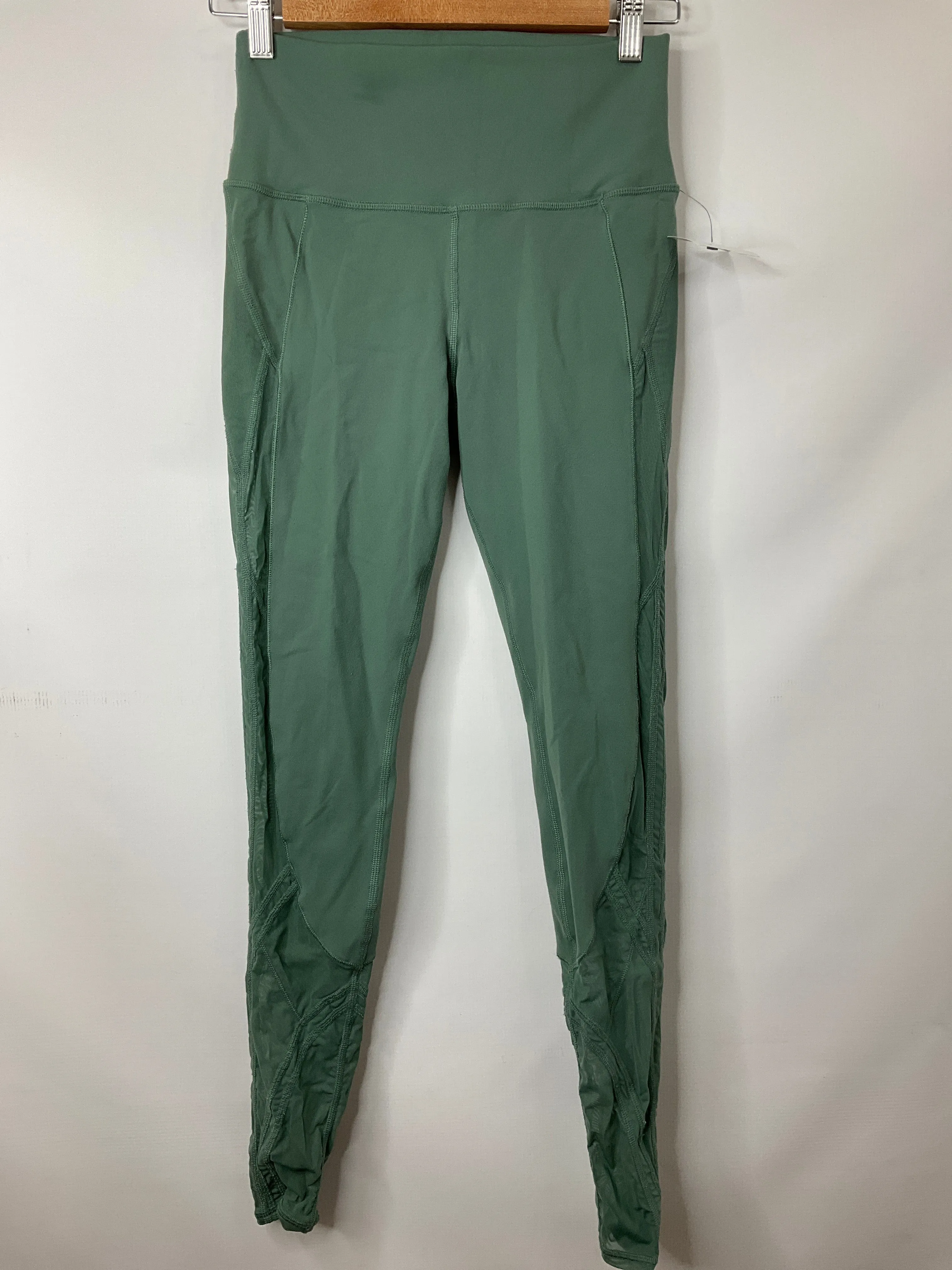 Green Athletic Leggings Alo, Size S