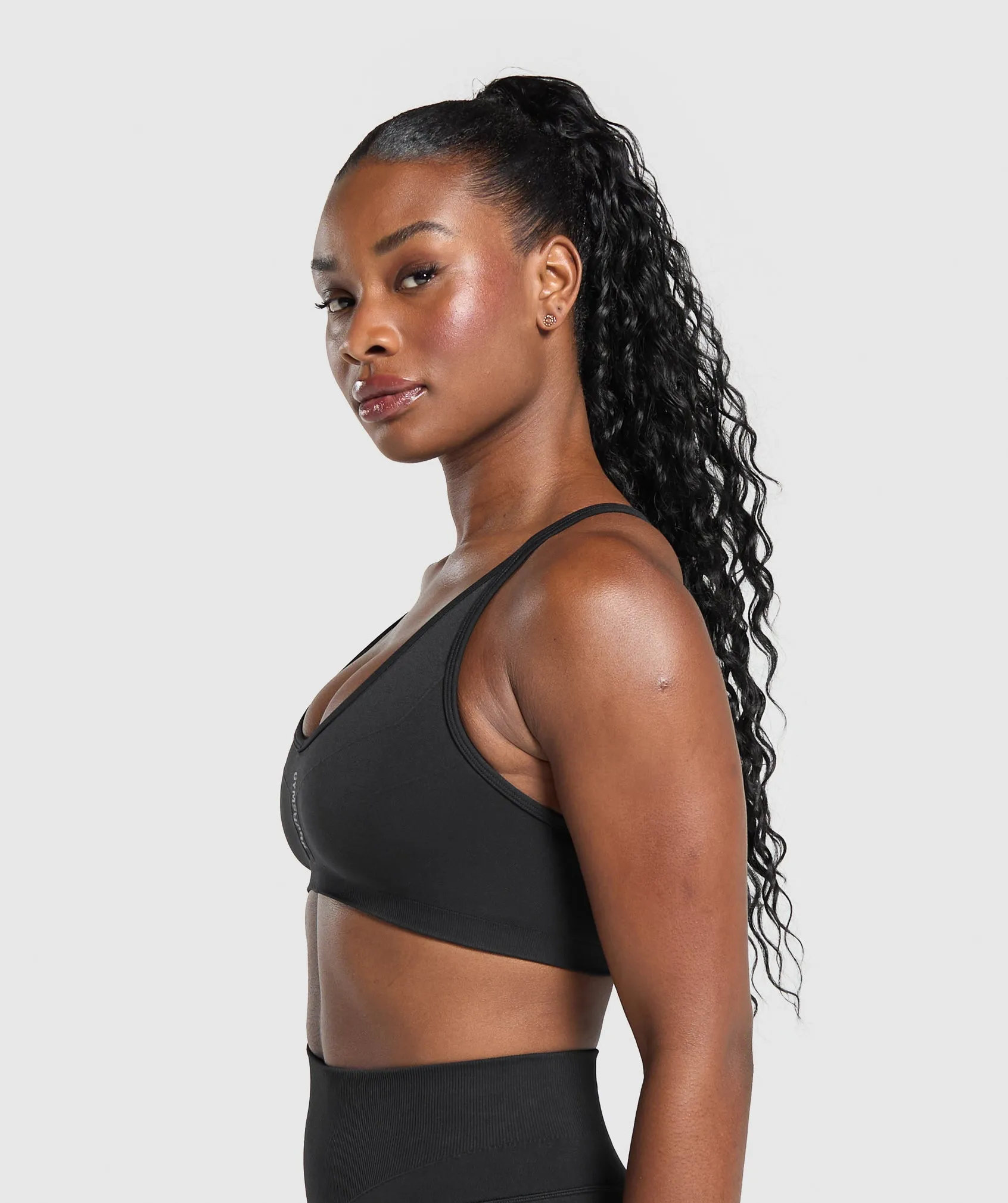 Gymshark Activate Seamless Bralette - Black