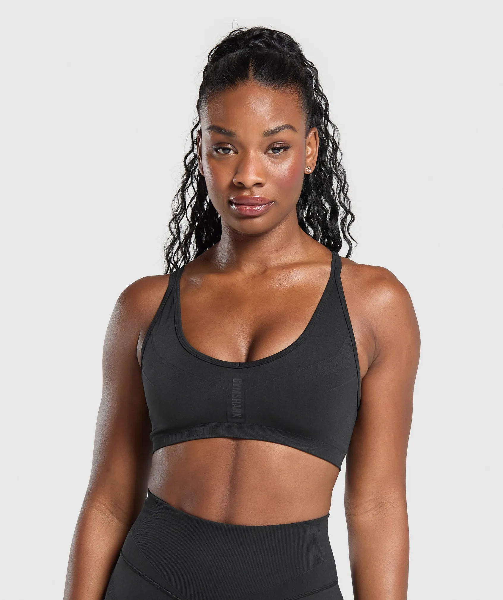 Gymshark Activate Seamless Bralette - Black