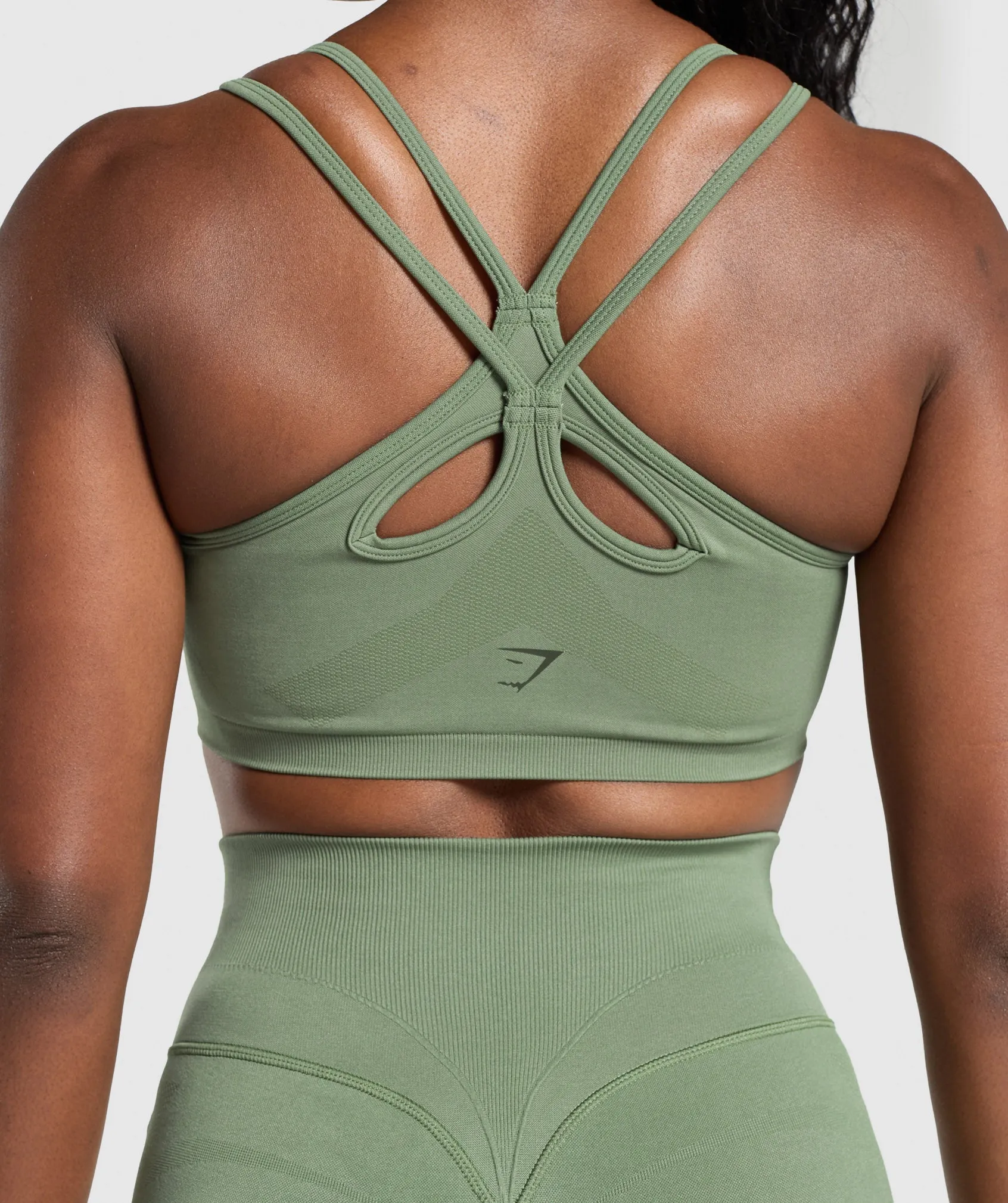 Gymshark Activate Seamless Bralette - Force Green