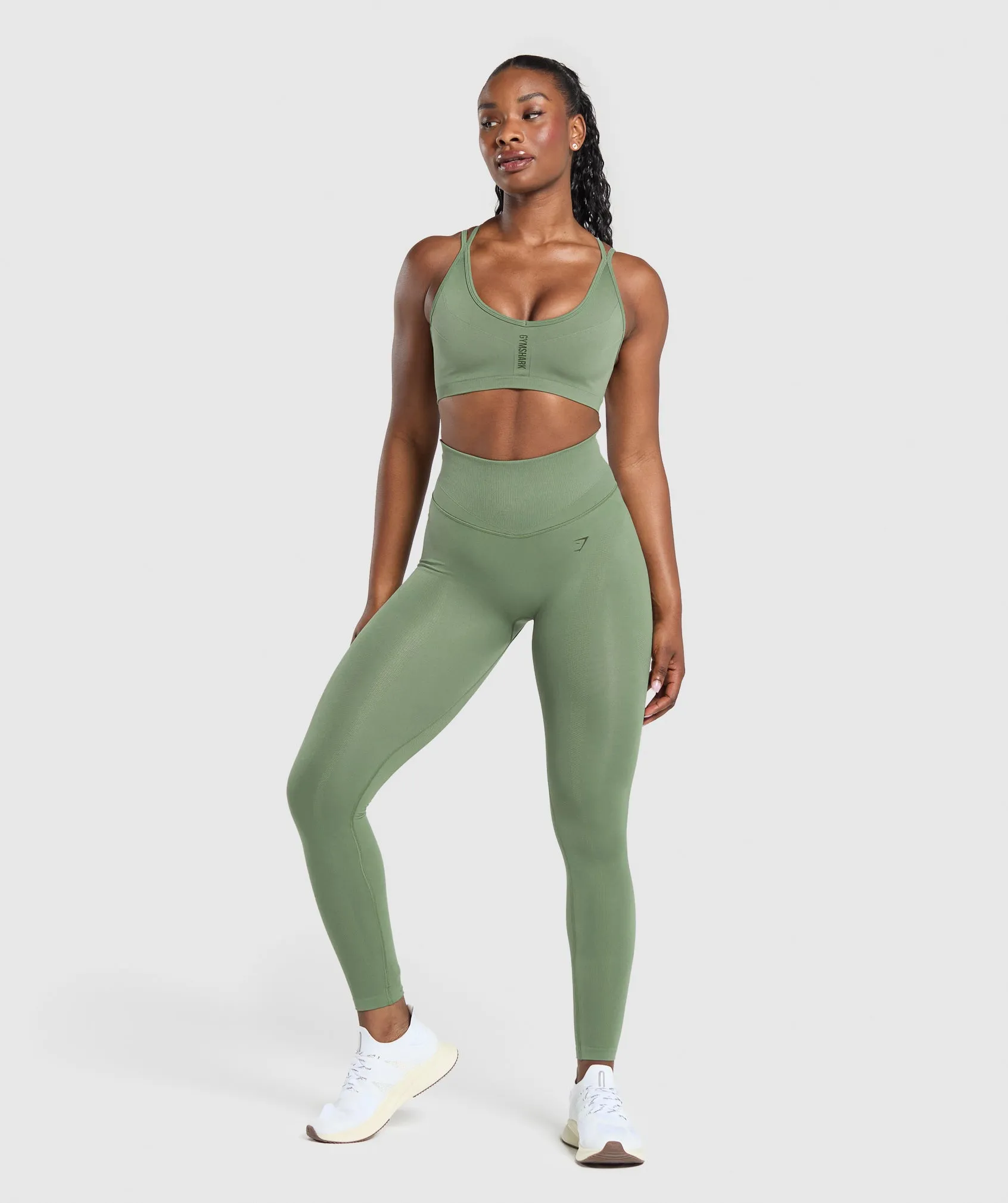 Gymshark Activate Seamless Bralette - Force Green