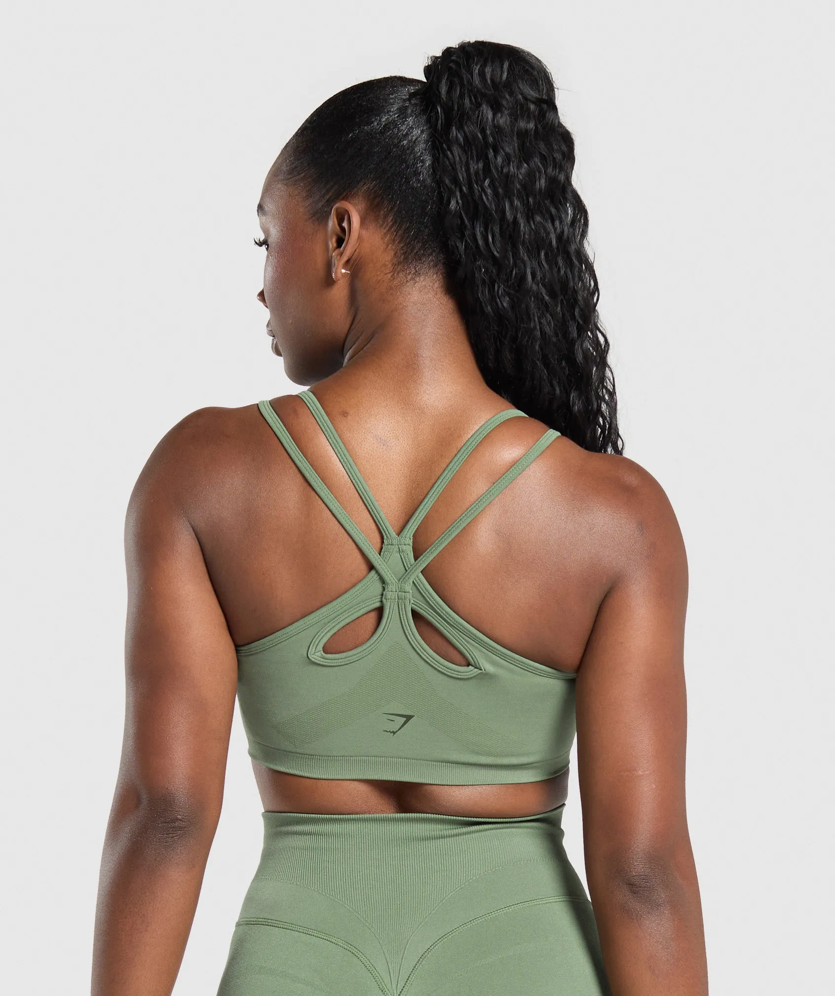 Gymshark Activate Seamless Bralette - Force Green