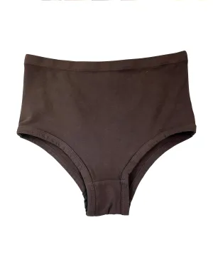 High Waist Brief – Espresso Brown