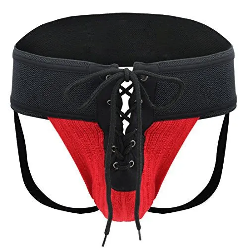 IINIIM MEN'S LACE UP JOCKSTRAP SPORTS UNDERWEAR