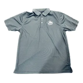 Jacksonville Icemen FeatherLite Breathable Grey Primary Logo Polo