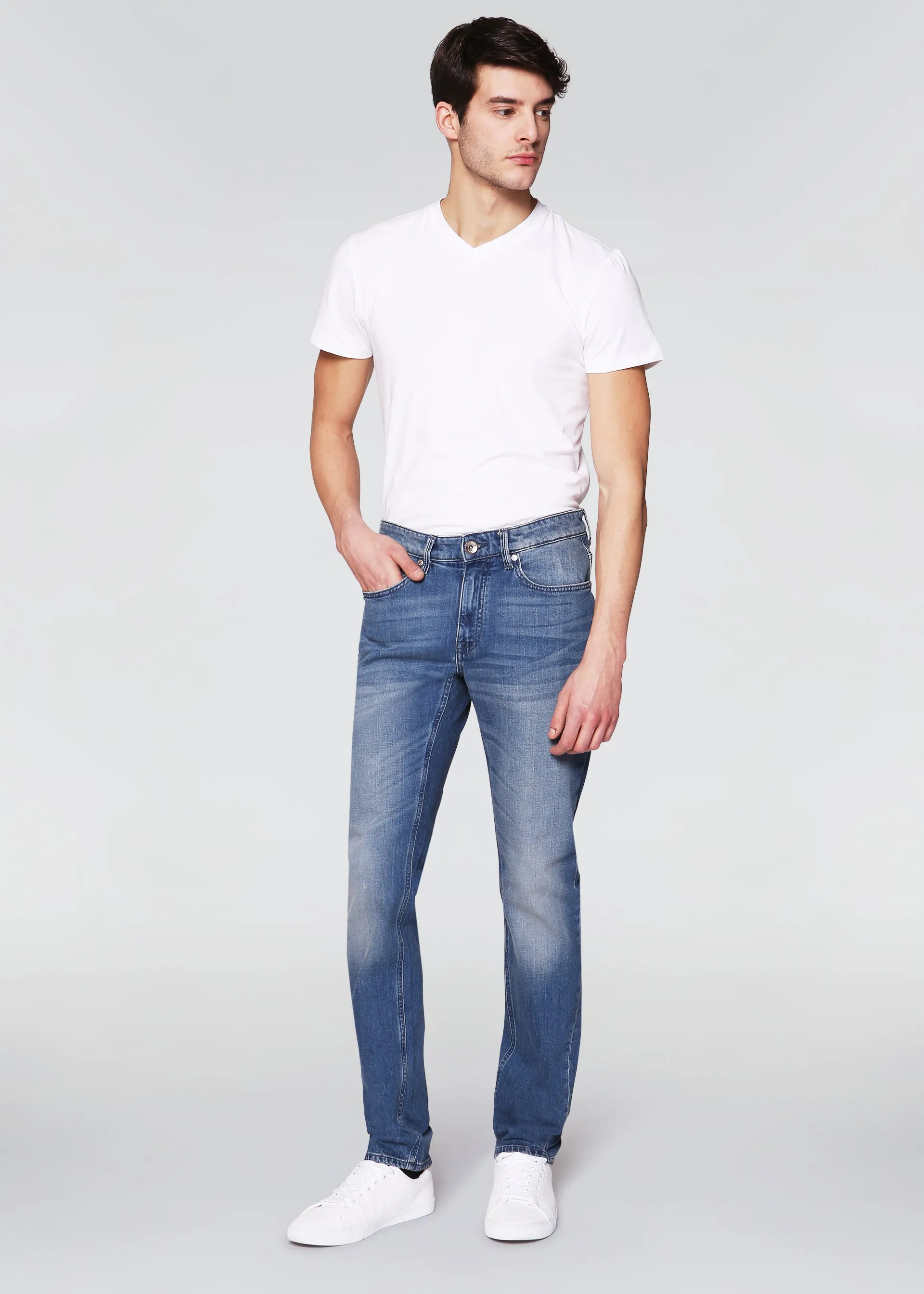 Jeans slim fit vita bassa