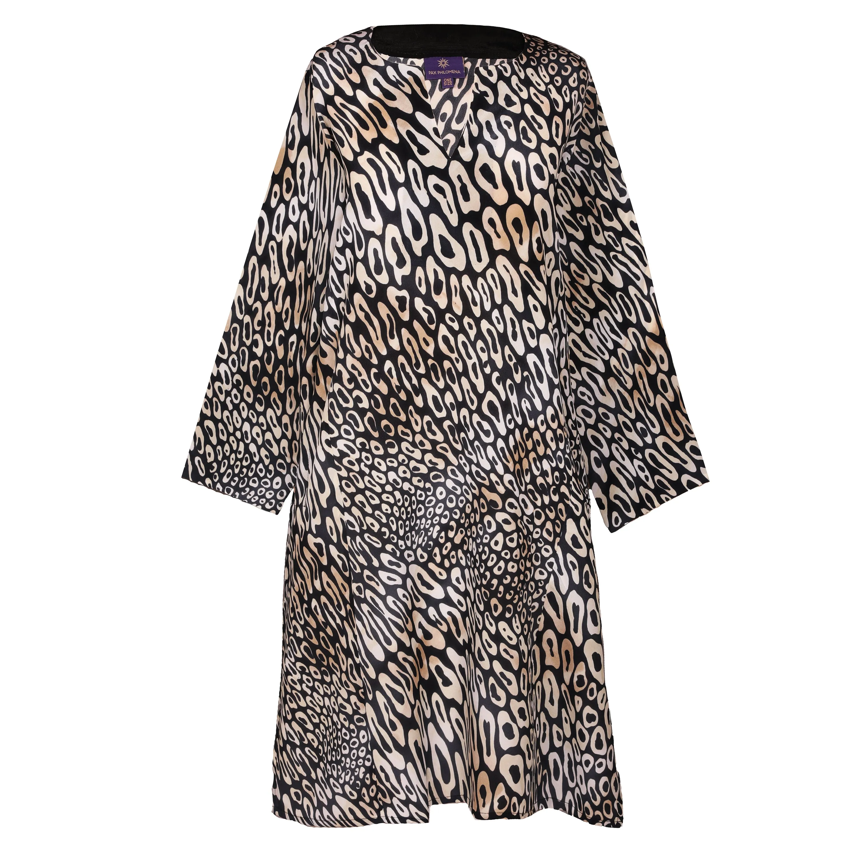 Leopardo Italian Silk Crepe Tunic