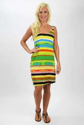 Lora Stripe Tunic Dress