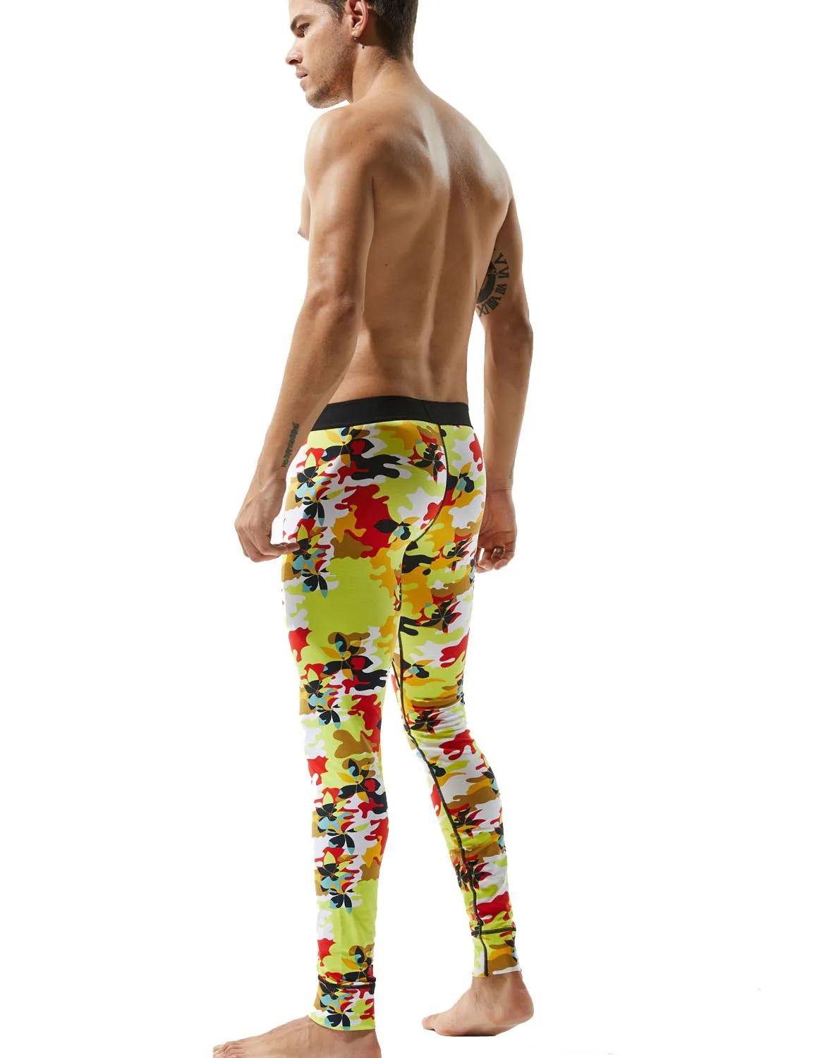 Low Rise Long Underwear Camouflage Long John 70410