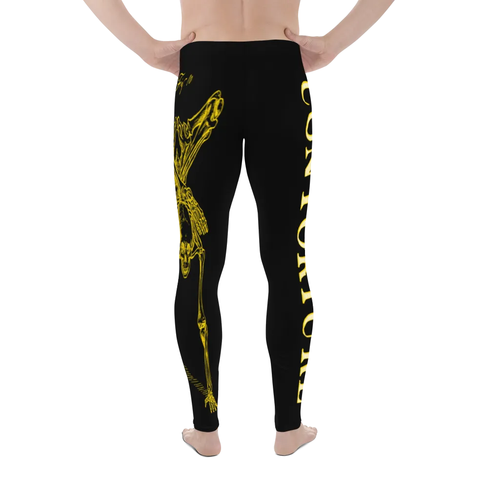 Men's Contorture Leggings Tights: Solid Gold