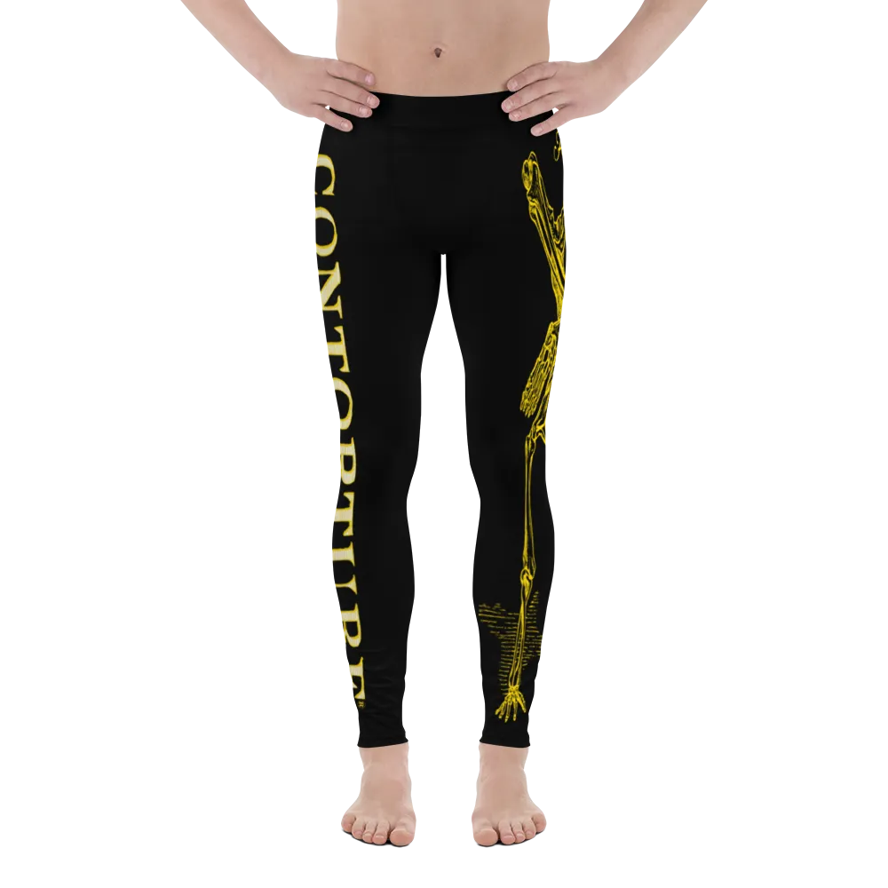 Men's Contorture Leggings Tights: Solid Gold