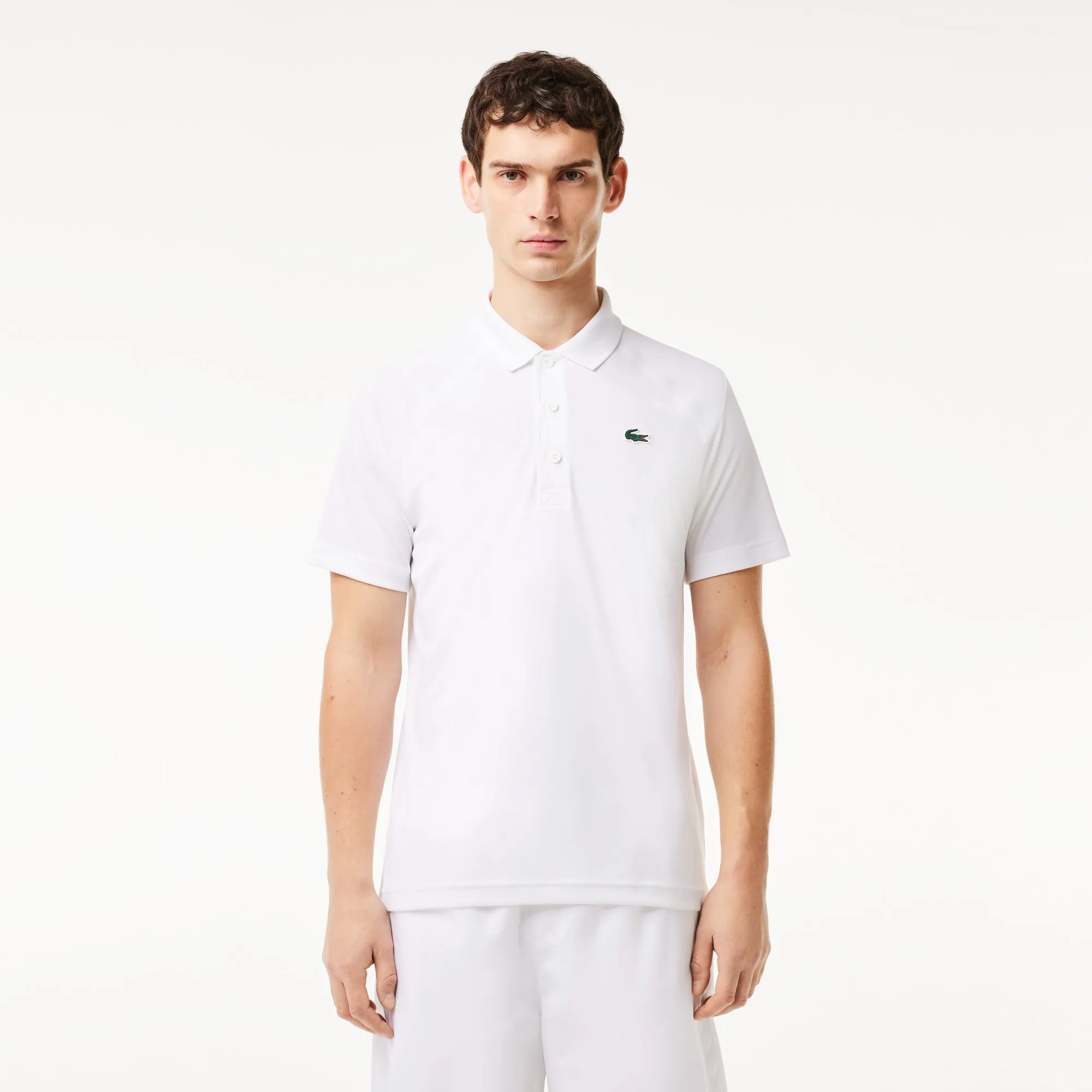 Men's Lacoste SPORT Breathable Run-Resistant Interlock Polo Shirt