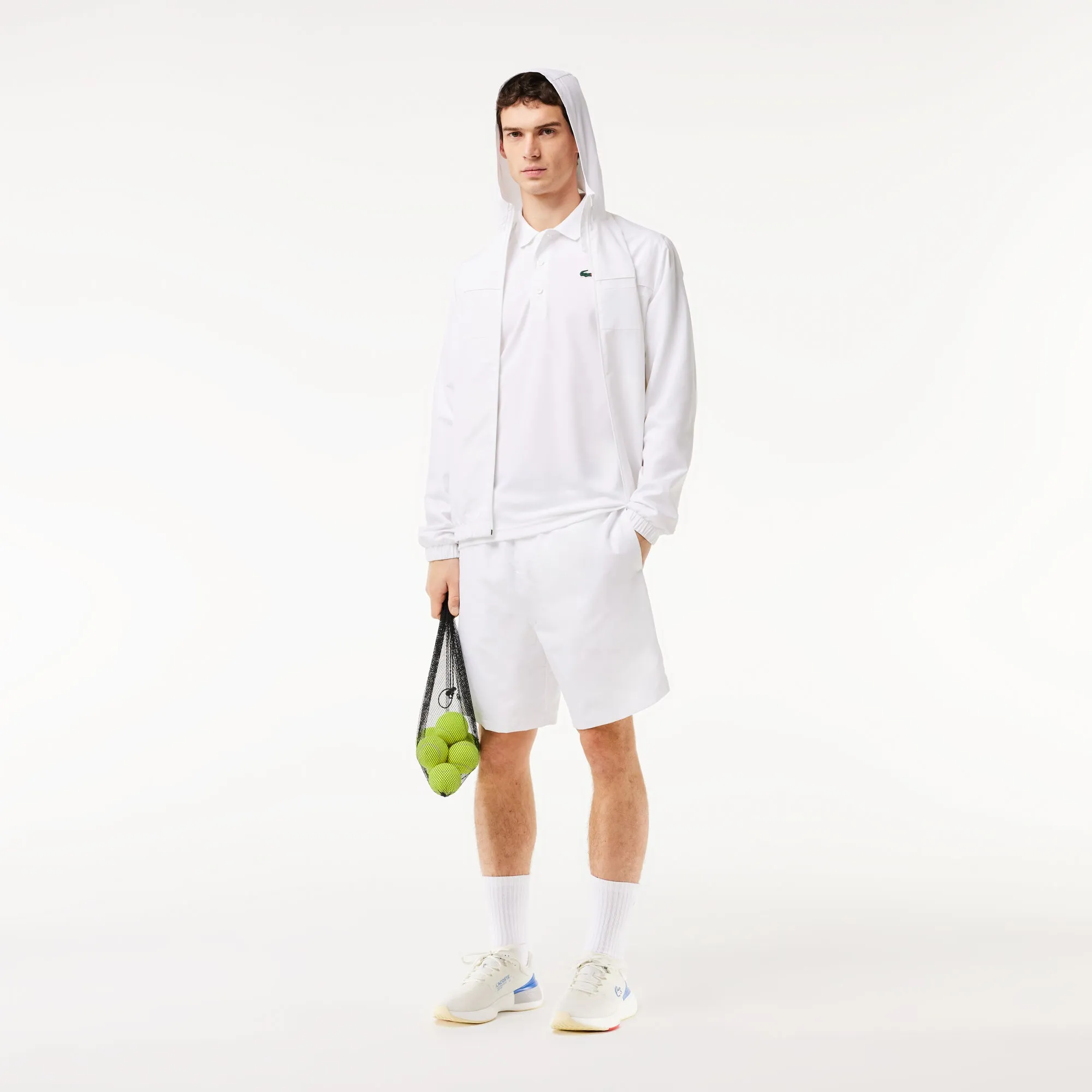 Men's Lacoste SPORT Breathable Run-Resistant Interlock Polo Shirt