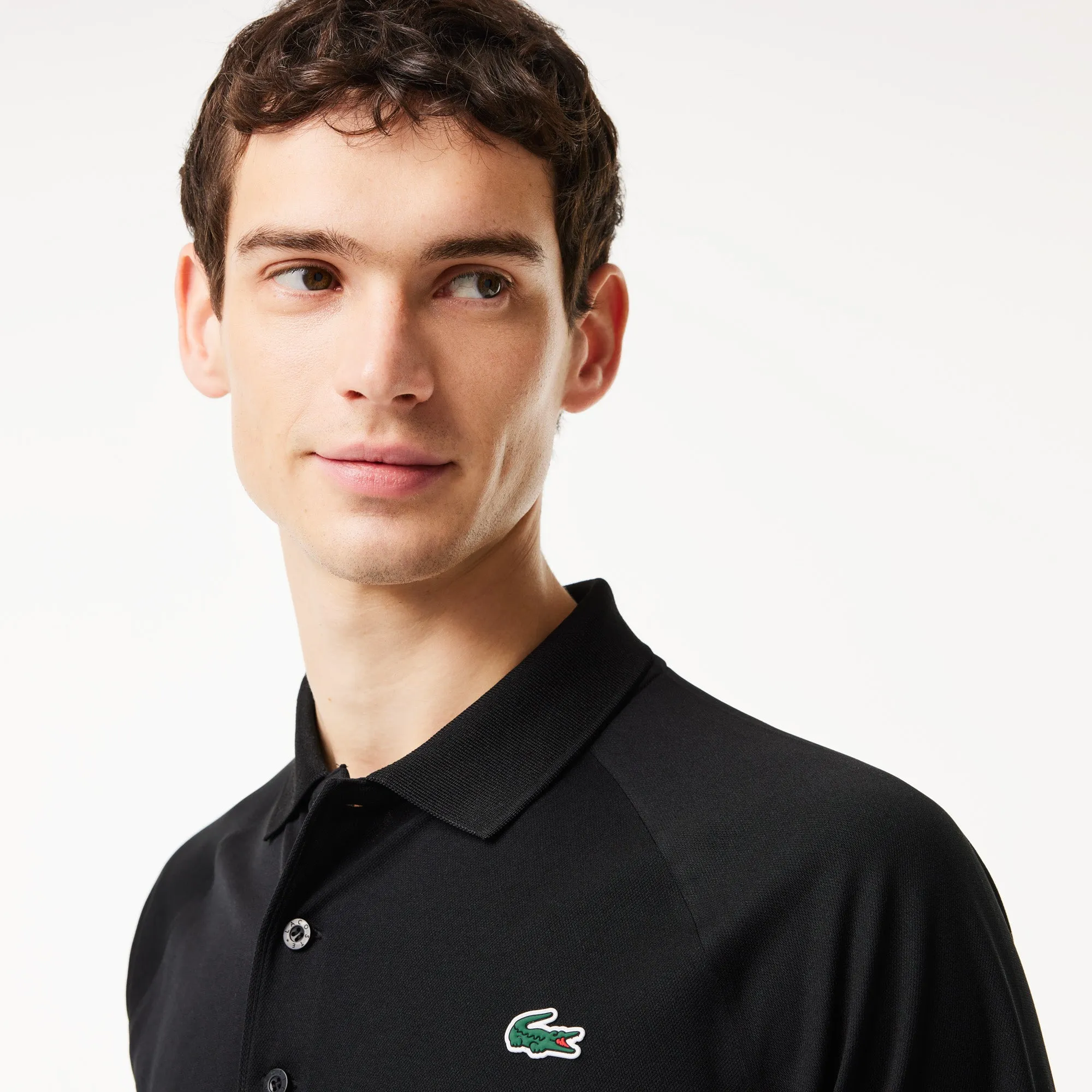 Men's Lacoste SPORT Breathable Run-Resistant Interlock Polo Shirt