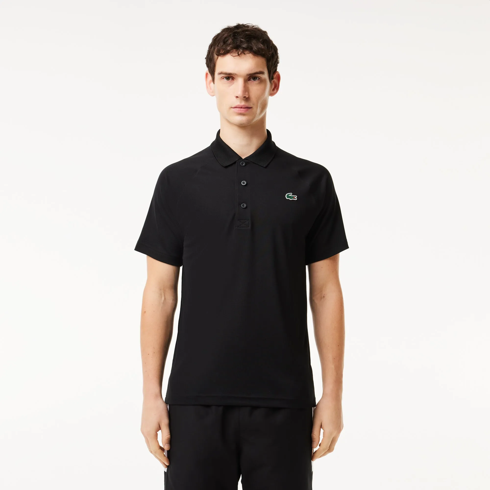 Men's Lacoste SPORT Breathable Run-Resistant Interlock Polo Shirt