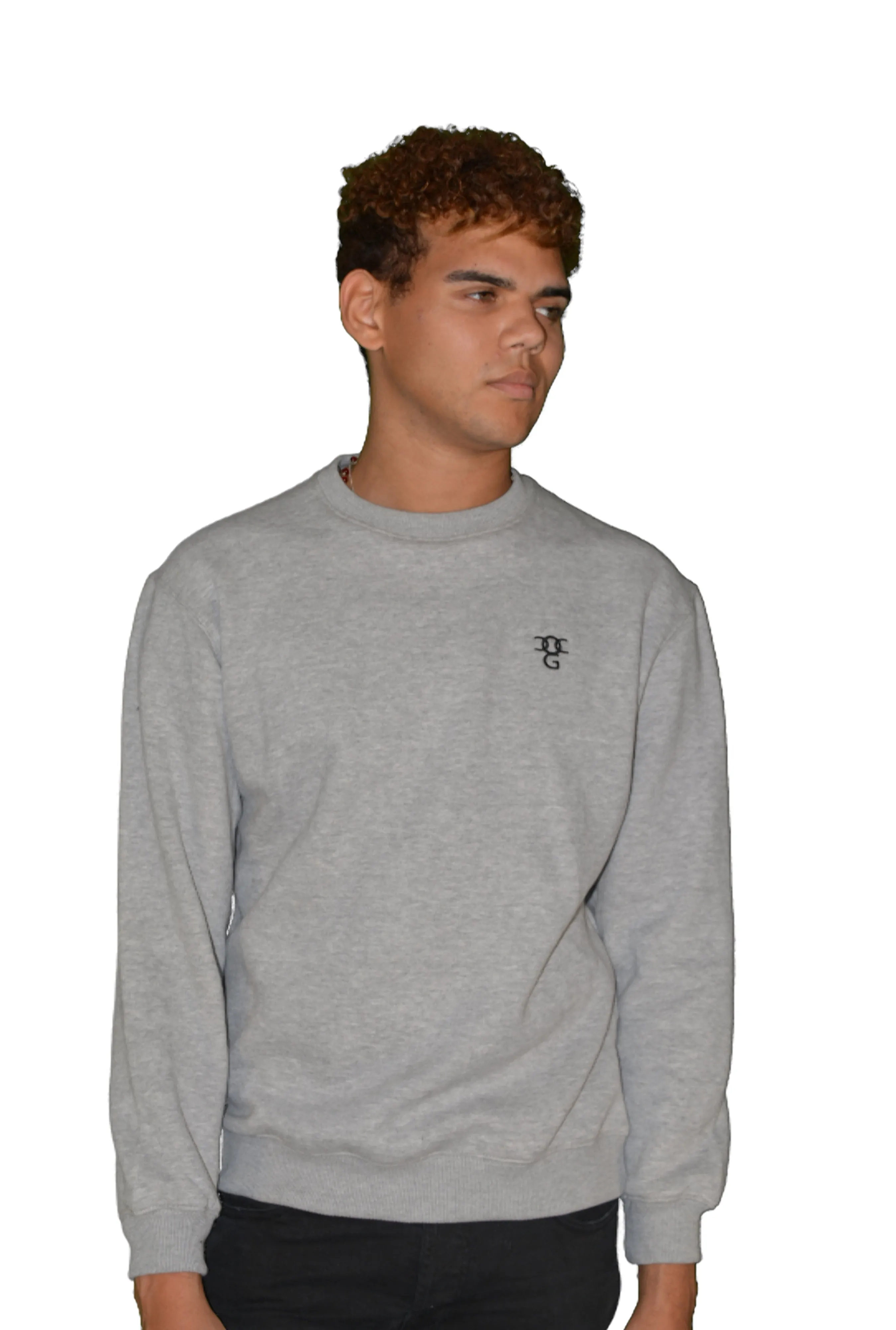 Mens O.G. Symbol Grey Sweat Jumper