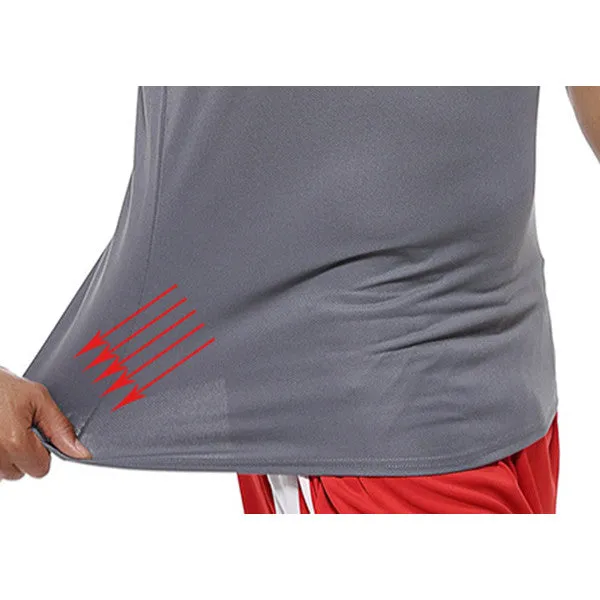 Men's Quick Drying Breathable Jogging Fitness Vest Sport Running Training Tank Tops