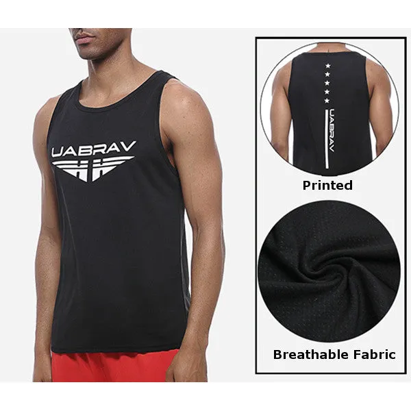 Men's Quick Drying Breathable Jogging Fitness Vest Sport Running Training Tank Tops