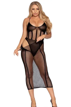 Mesh Bodystocking Lingerie SET