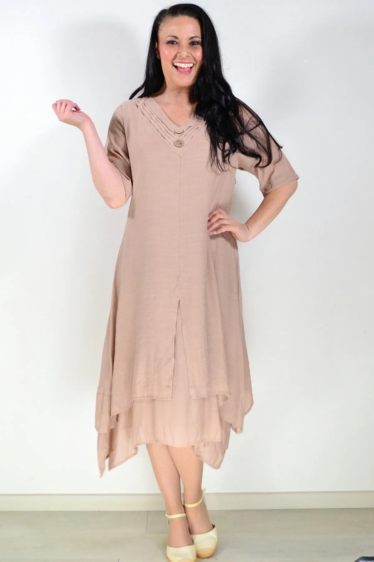 Mocha Summer Tunic Dress