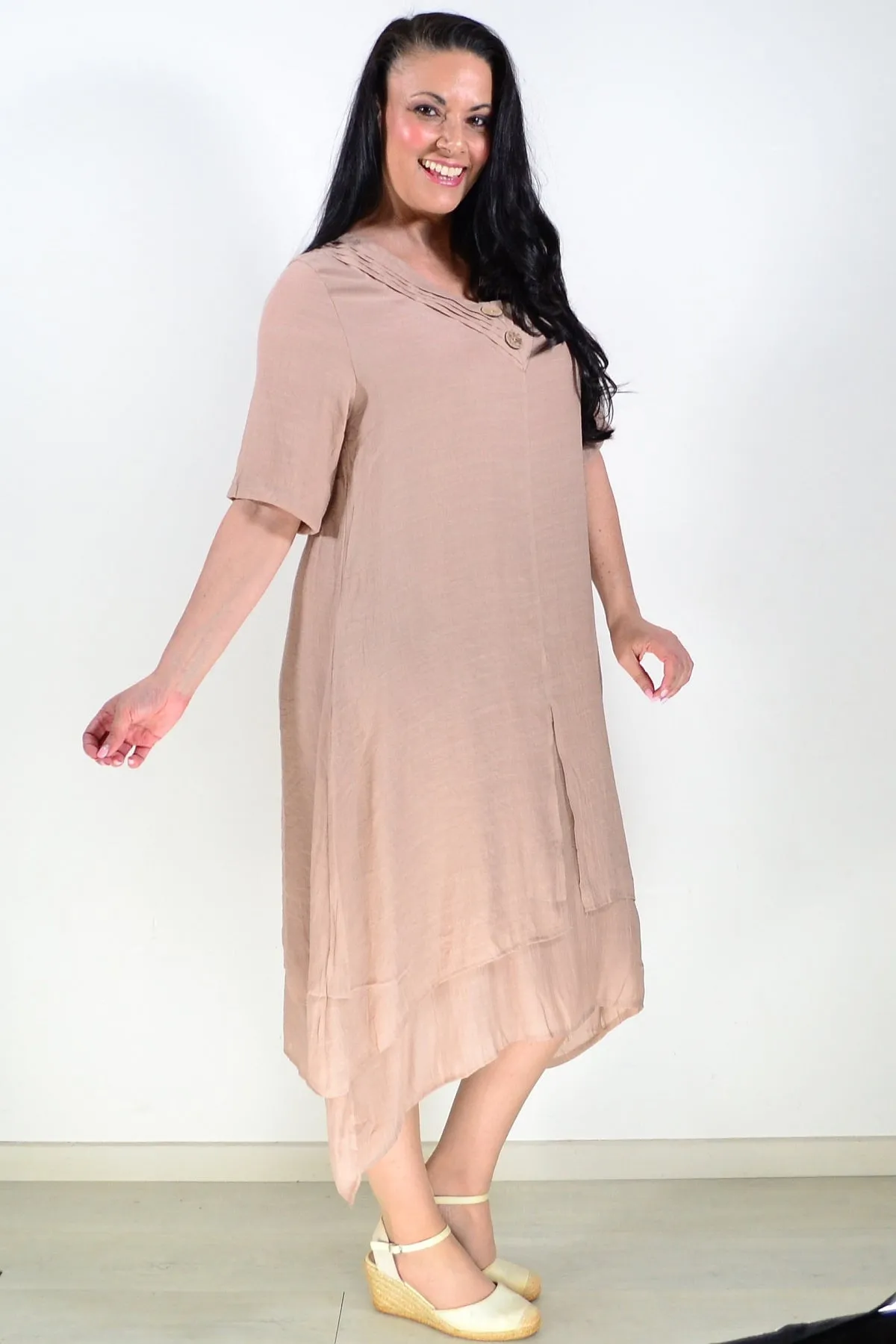 Mocha Summer Tunic Dress