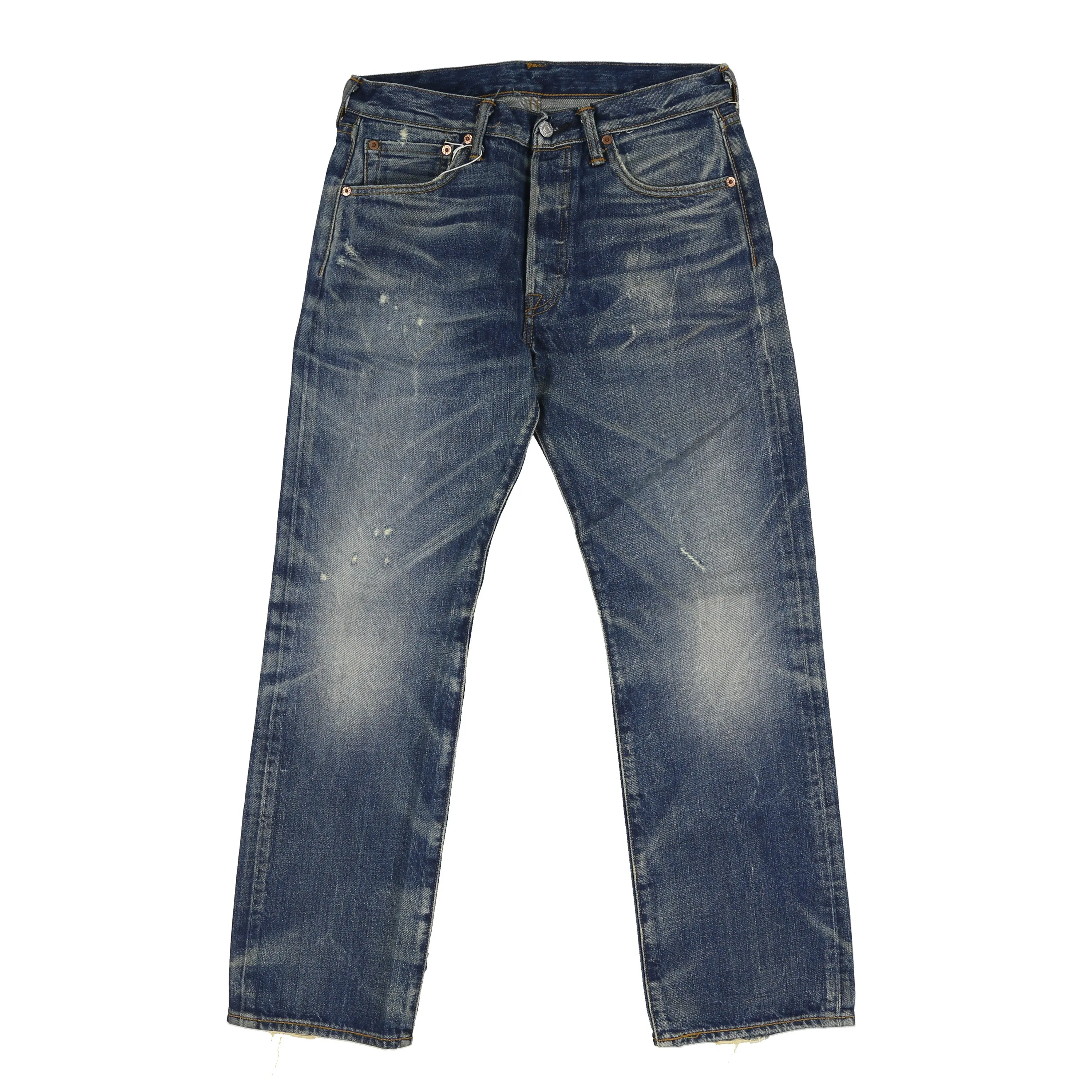 New Sample Levis 501 Distressed Denim Jeans