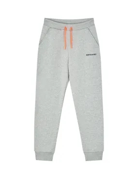 Organic Sweat Poro Pants, Light Grey Melange