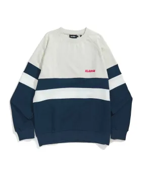 PANELED CREWNECK SWEAT