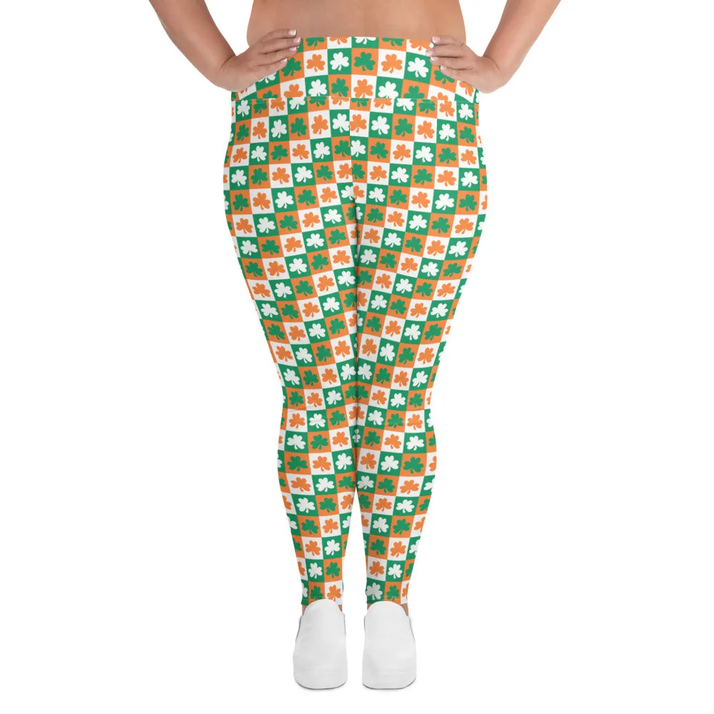 Plus Size Leggings St Patrick's Day