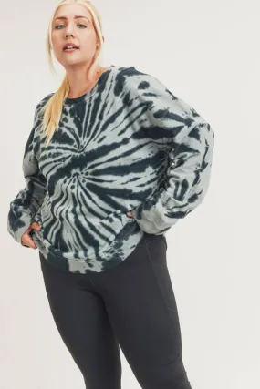 PLUS Swirl Tie-Dye Pullover