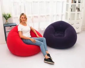 Portable Air Sofa PVC flocking comfortable living room sofas inflatable air sofa  chair inflatable sofa Air Lounge  Outdoor Inflatable Furniture Camping Air Couch