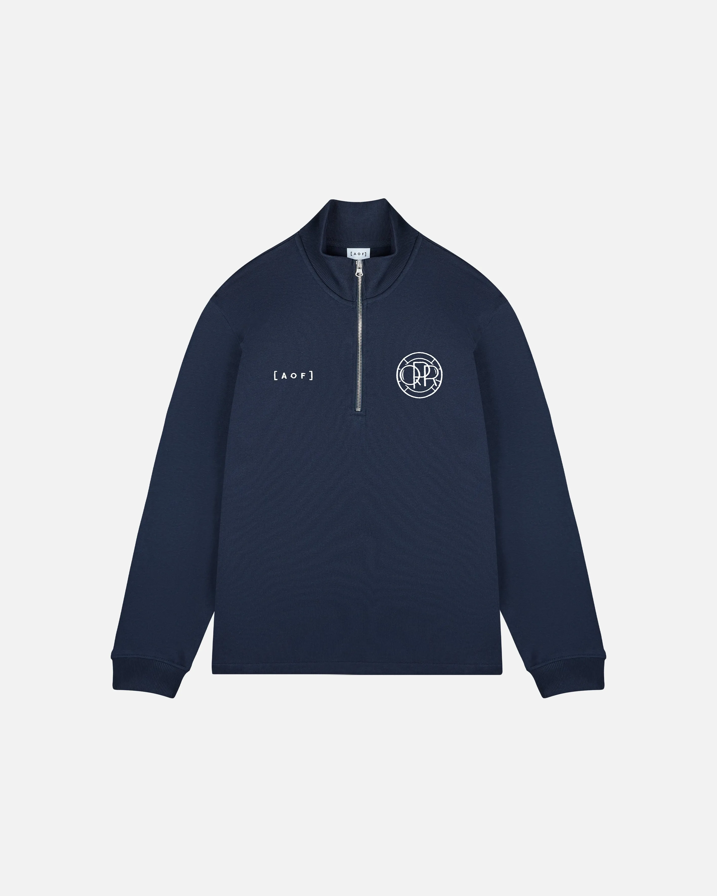 QPR Navy Quarter Zip Sweat