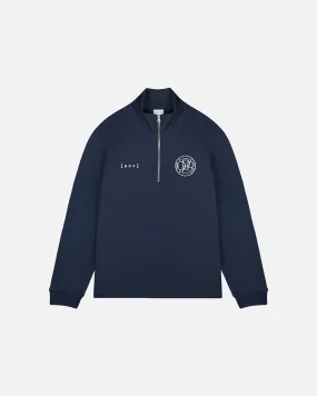 QPR Navy Quarter Zip Sweat