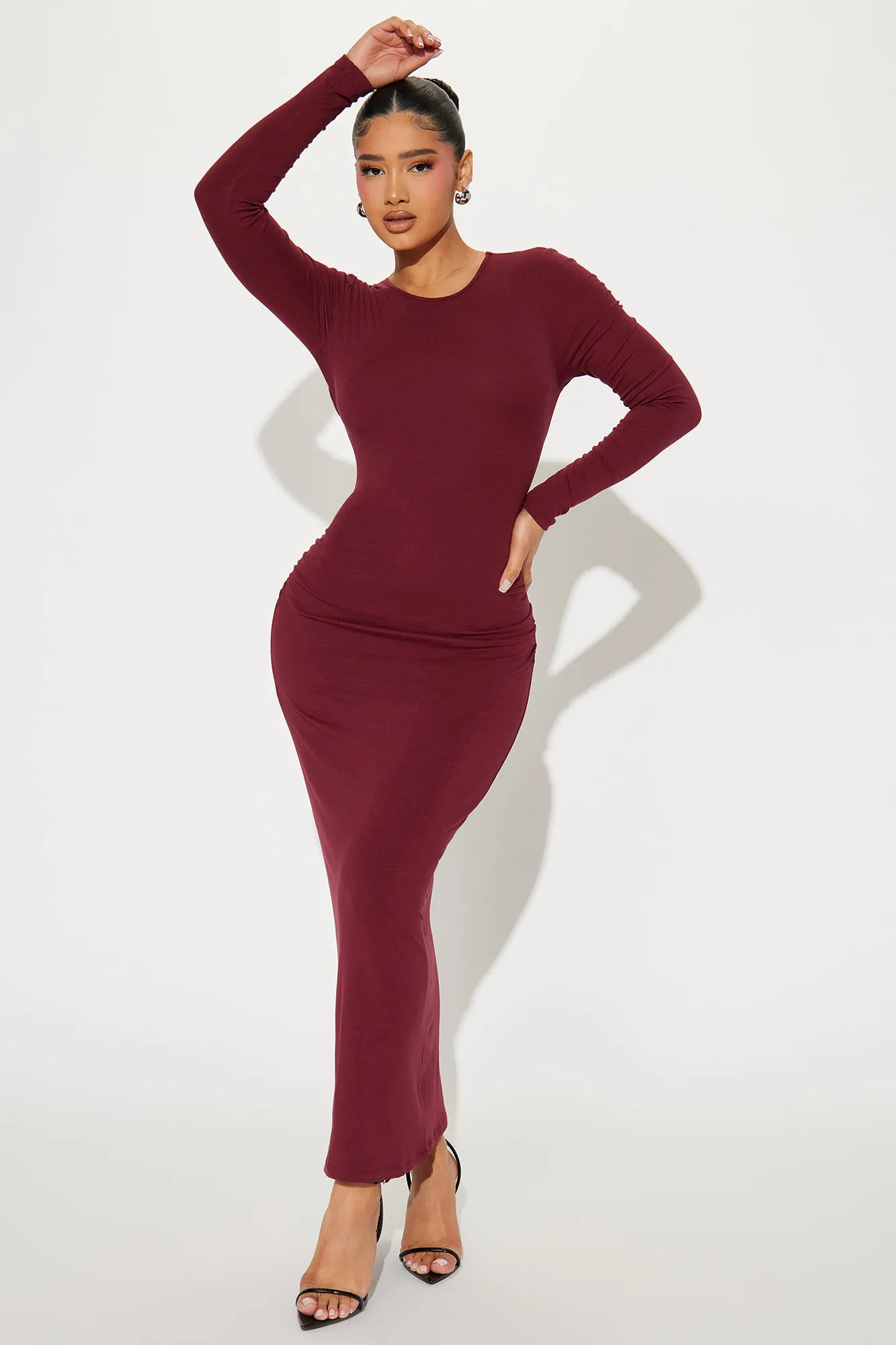 Secretly Sexy Maxi Dress - Wine