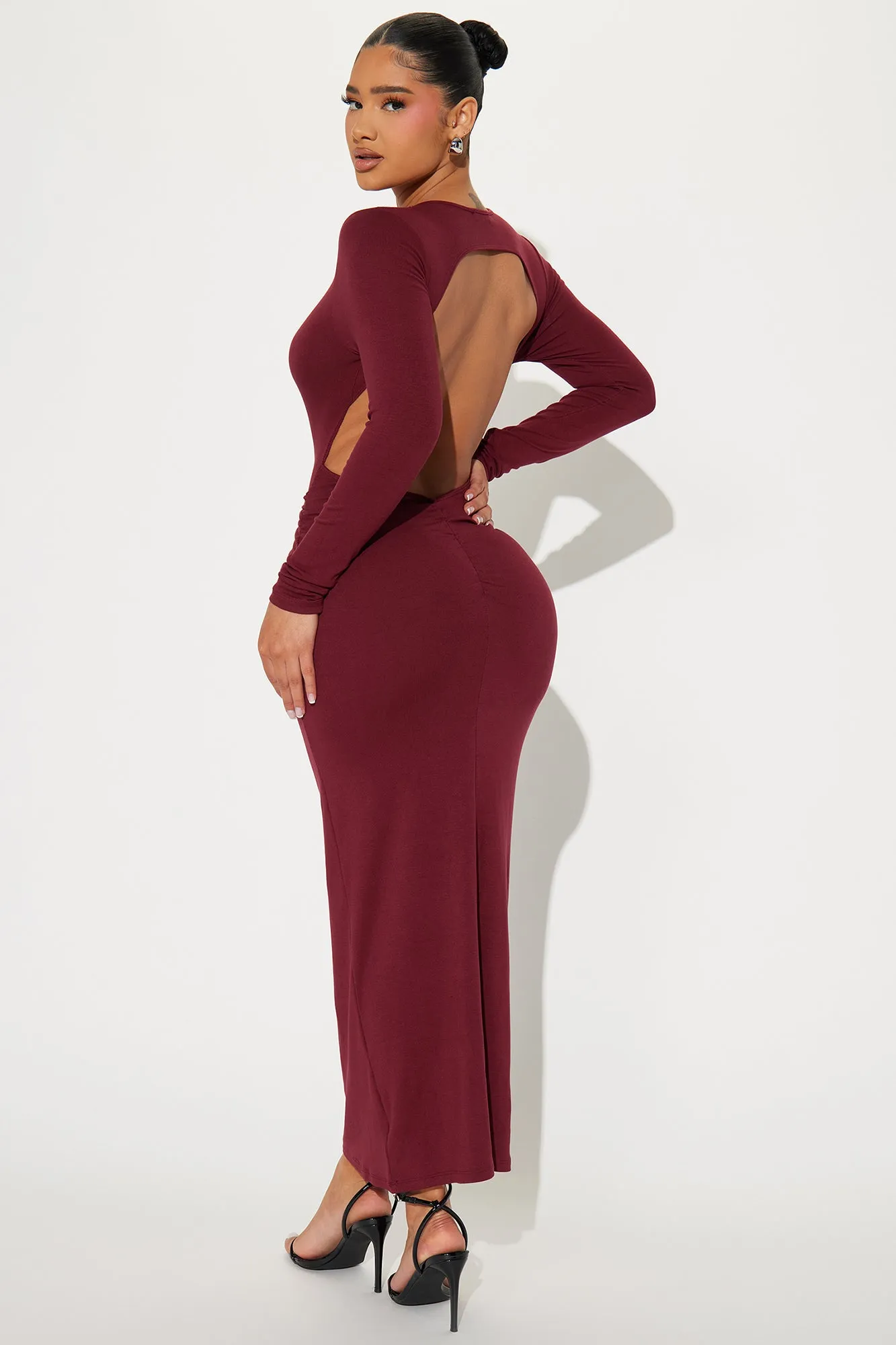 Secretly Sexy Maxi Dress - Wine