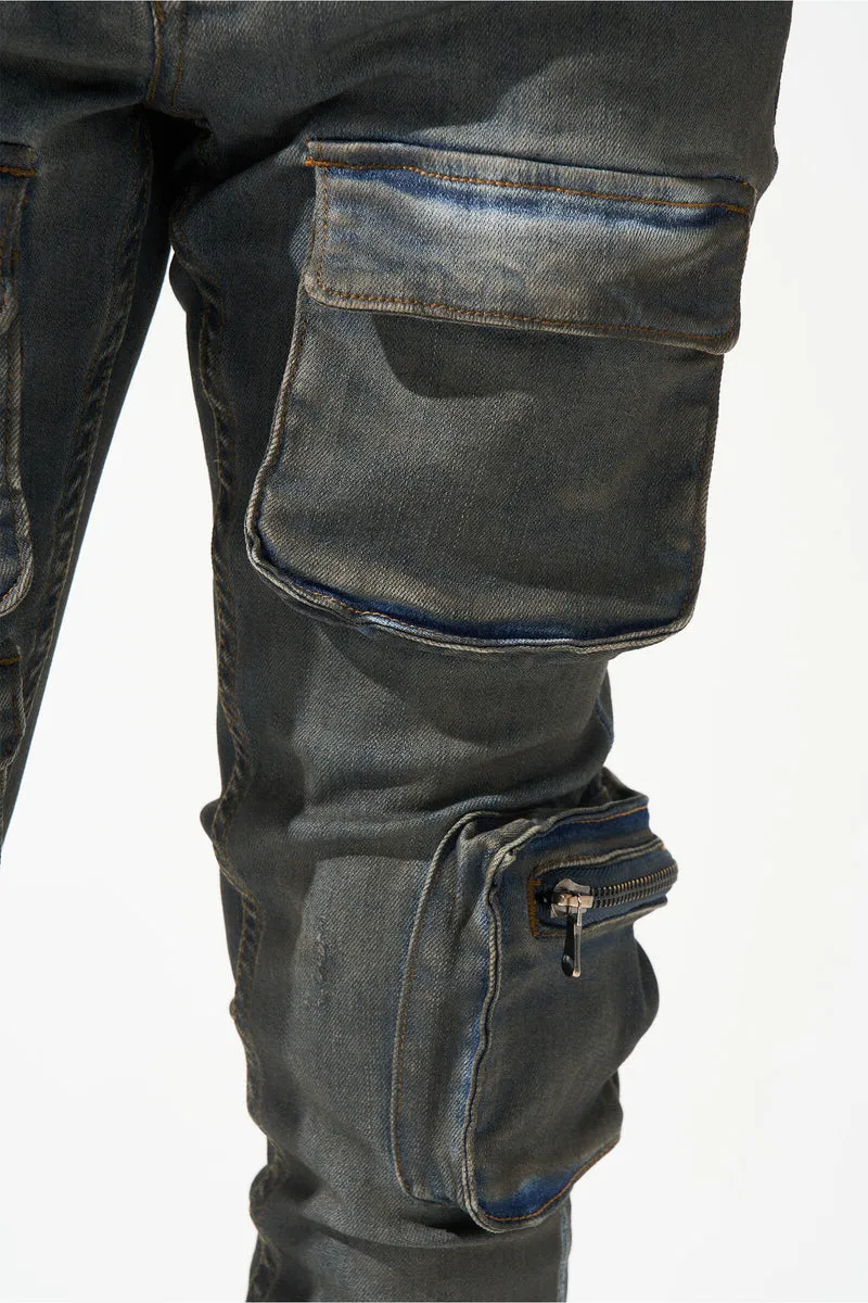 SERENEDE - WAVE-1 "WAVE" CARGO JEANS