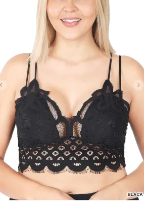 Sexy Lace Bralette 1X to 3X