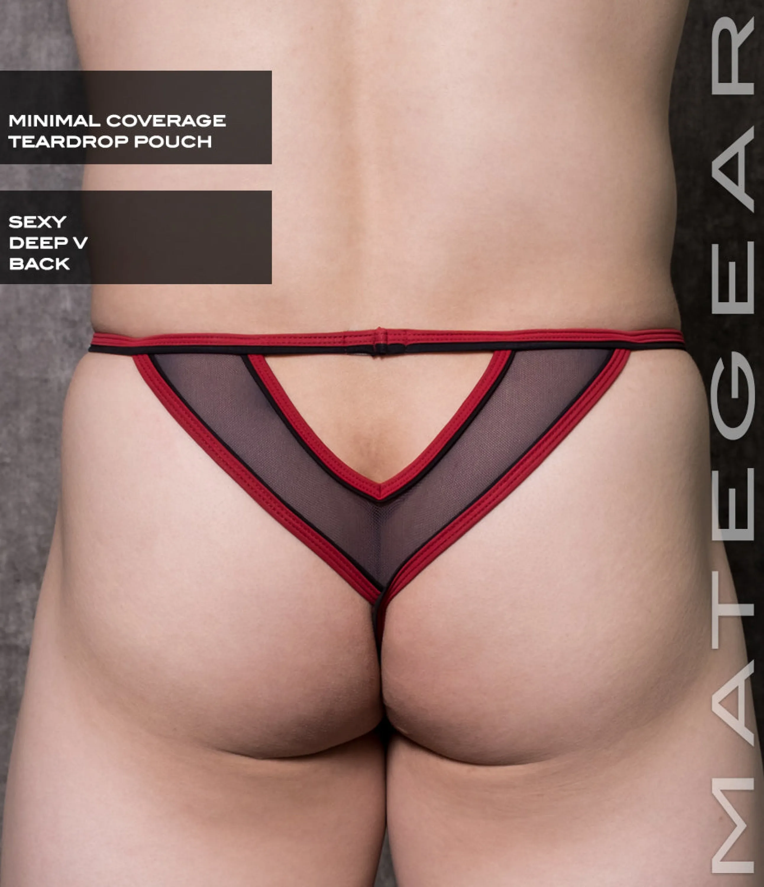 Sexy Mens Underwear Xpression Ultra Bikini - Roe Jin (Deep V Back)