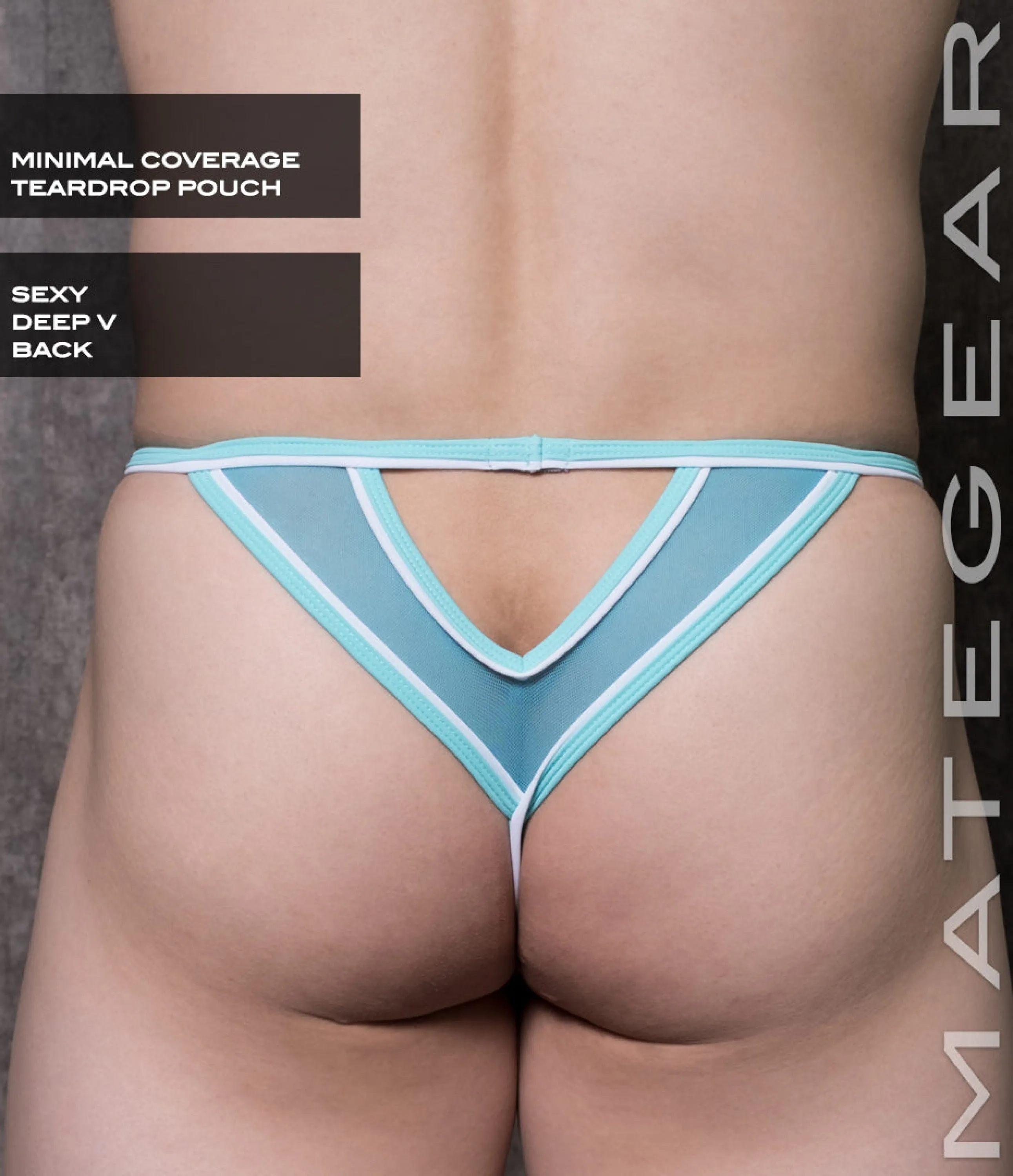 Sexy Mens Underwear Xpression Ultra Bikini - Roe Jin (Deep V Back)