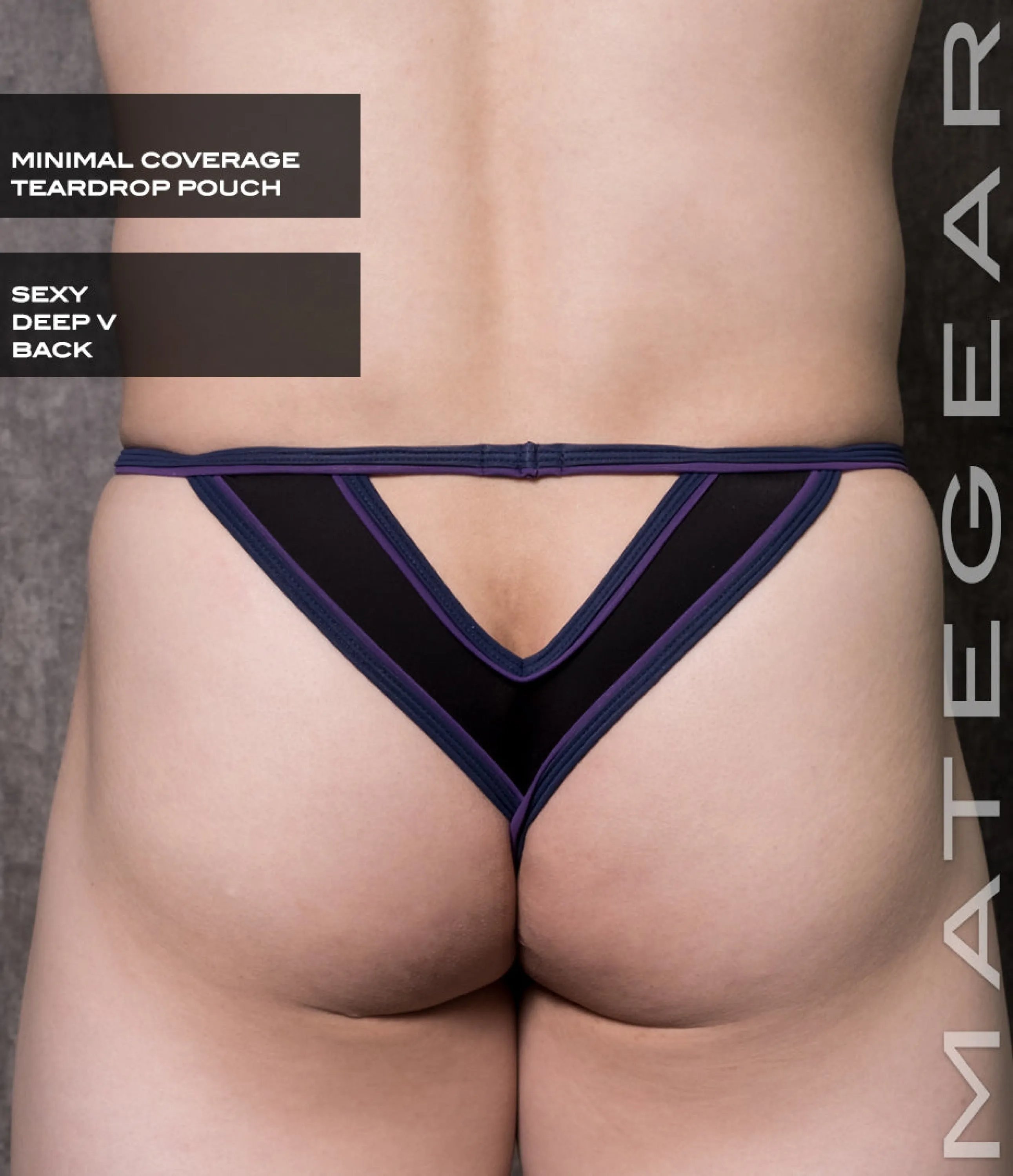 Sexy Mens Underwear Xpression Ultra Bikini - Roe Jin (Deep V Back)