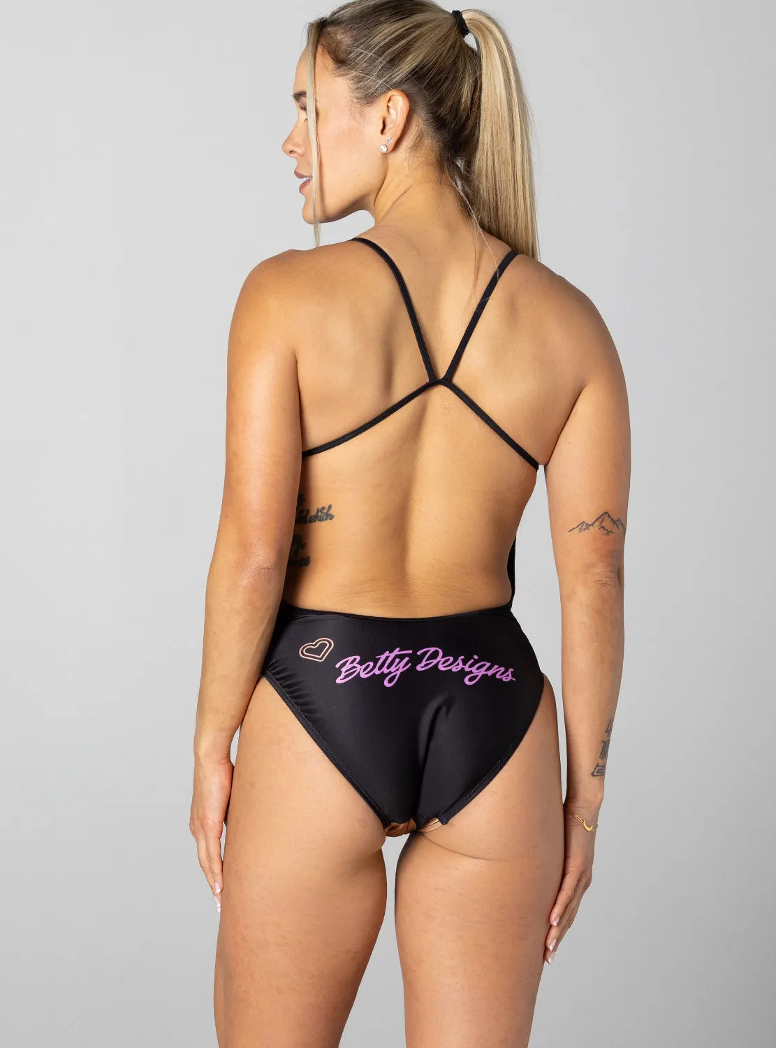 Shift Pink Sexy Back Swimsuit