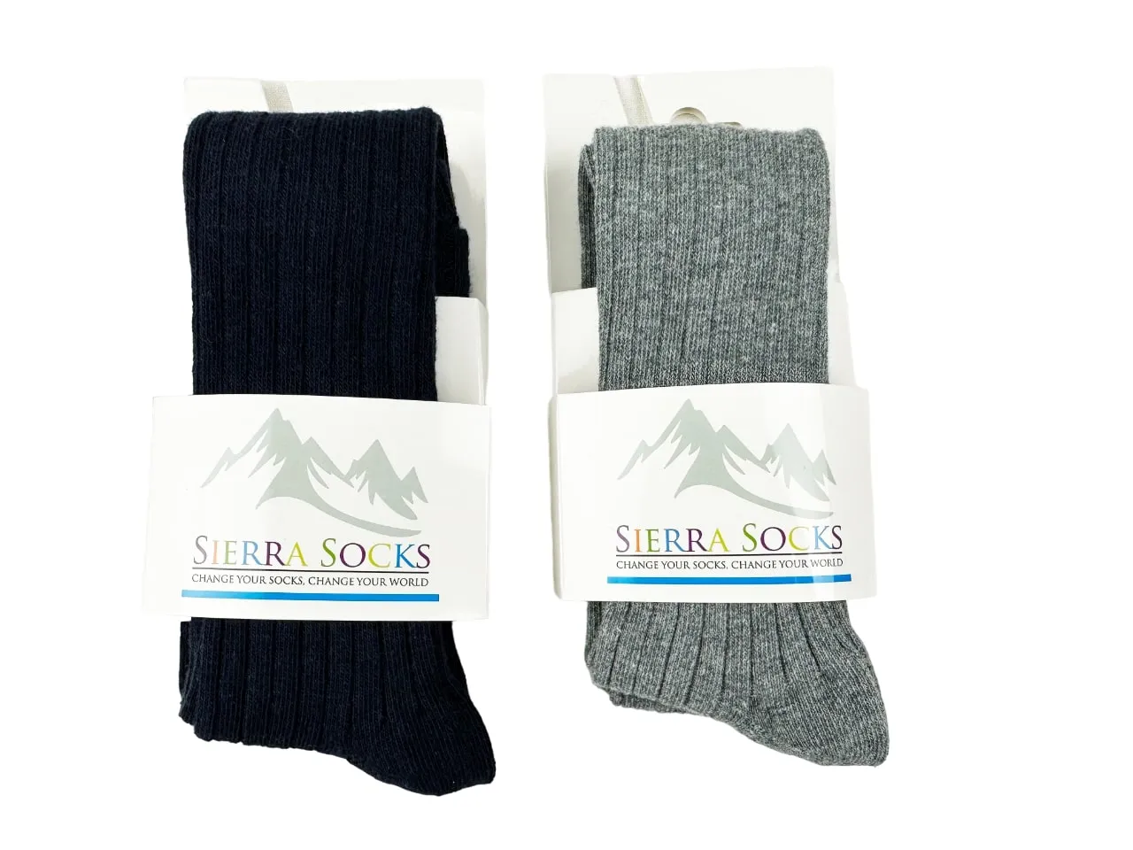 Sierra Socks Toddler & Girls Ribbed Cotton Tights, School Uniform Seamless Toe Comfortable Leggings