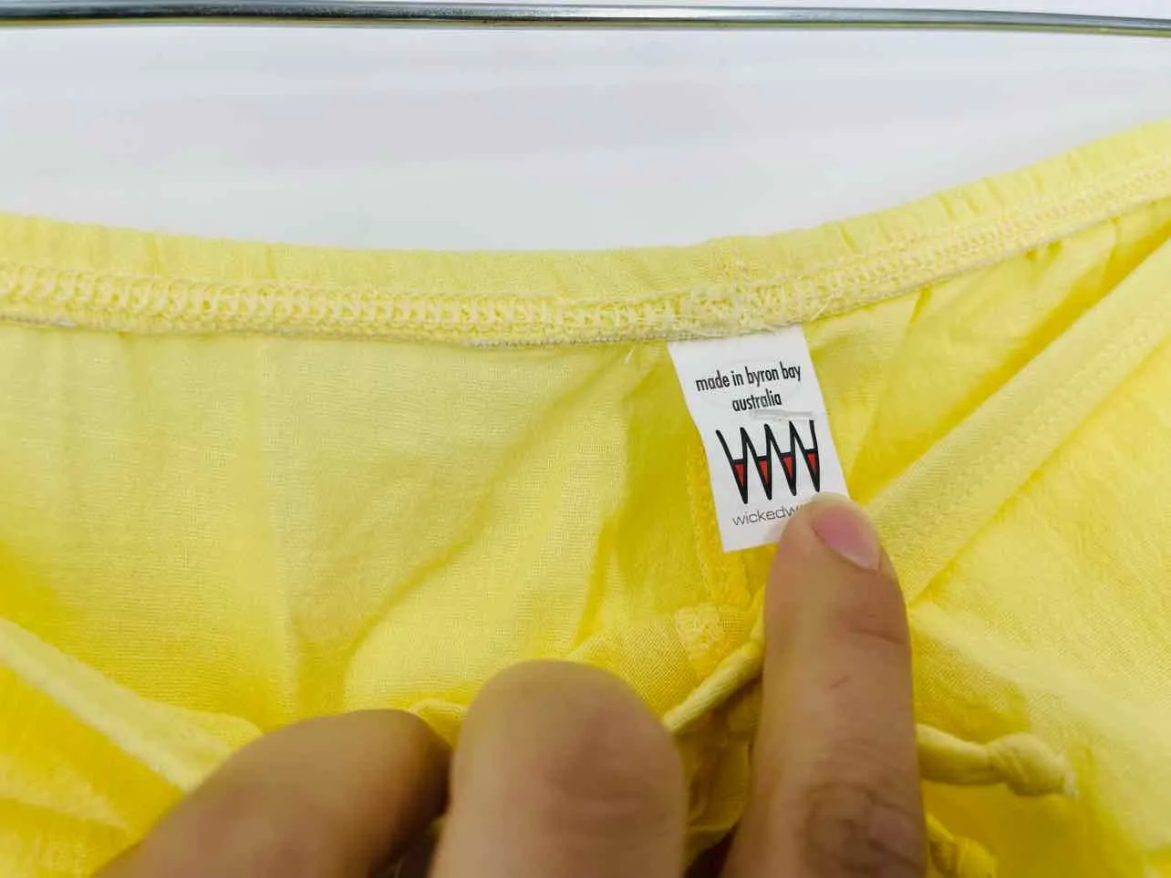 Size L Yellow Solid NEW Lingerie Shorts