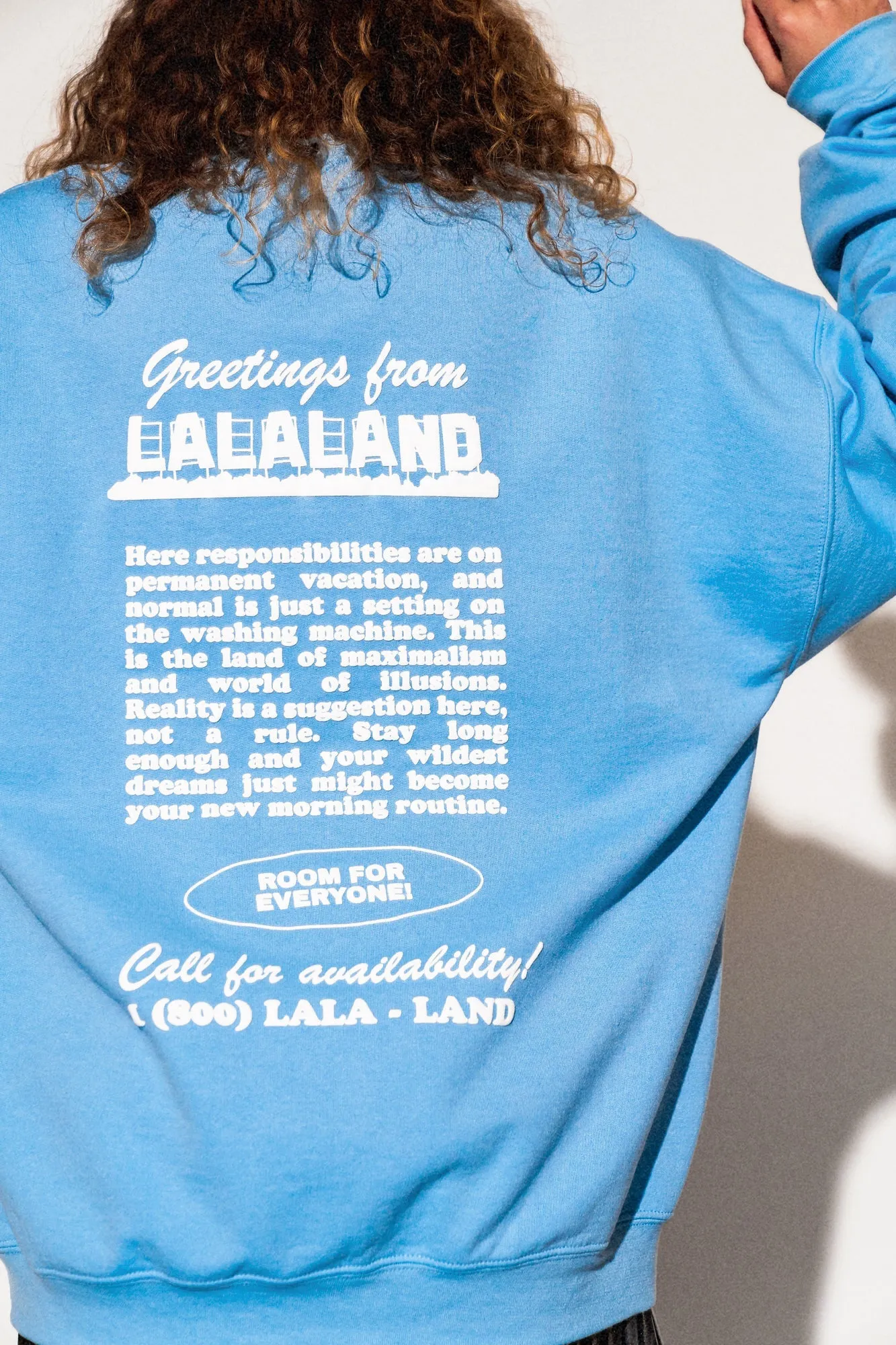 Somebody in Lalaland Loves Me Oversized Pullover