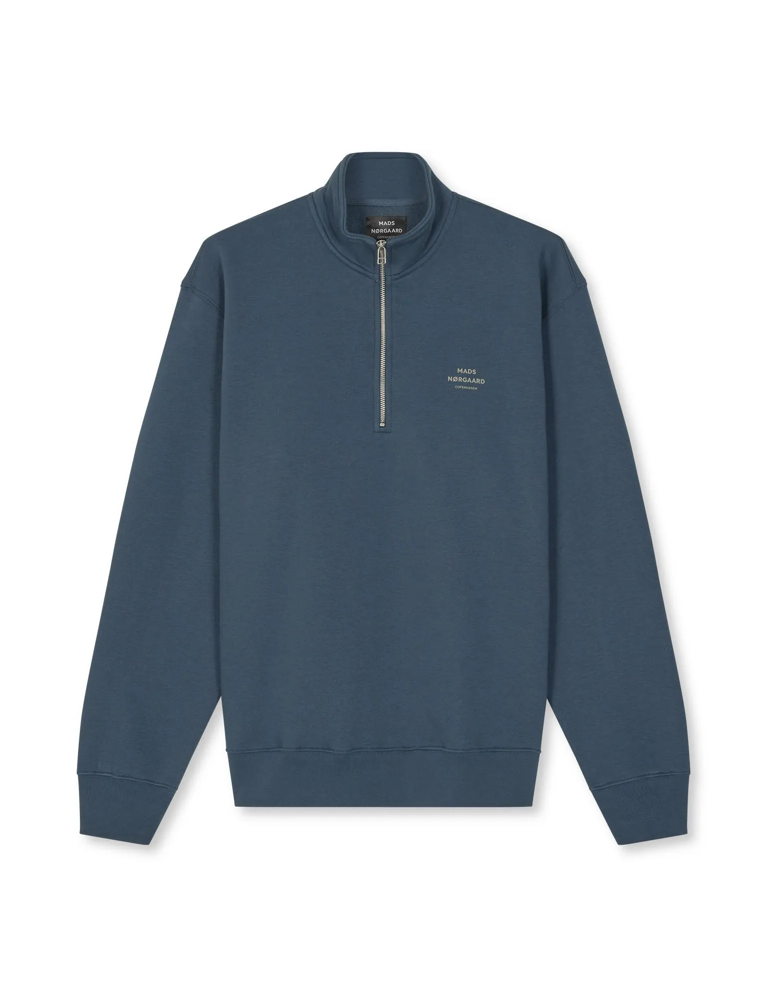 Standard Half Zip Logo Sweat, Midnight Navy