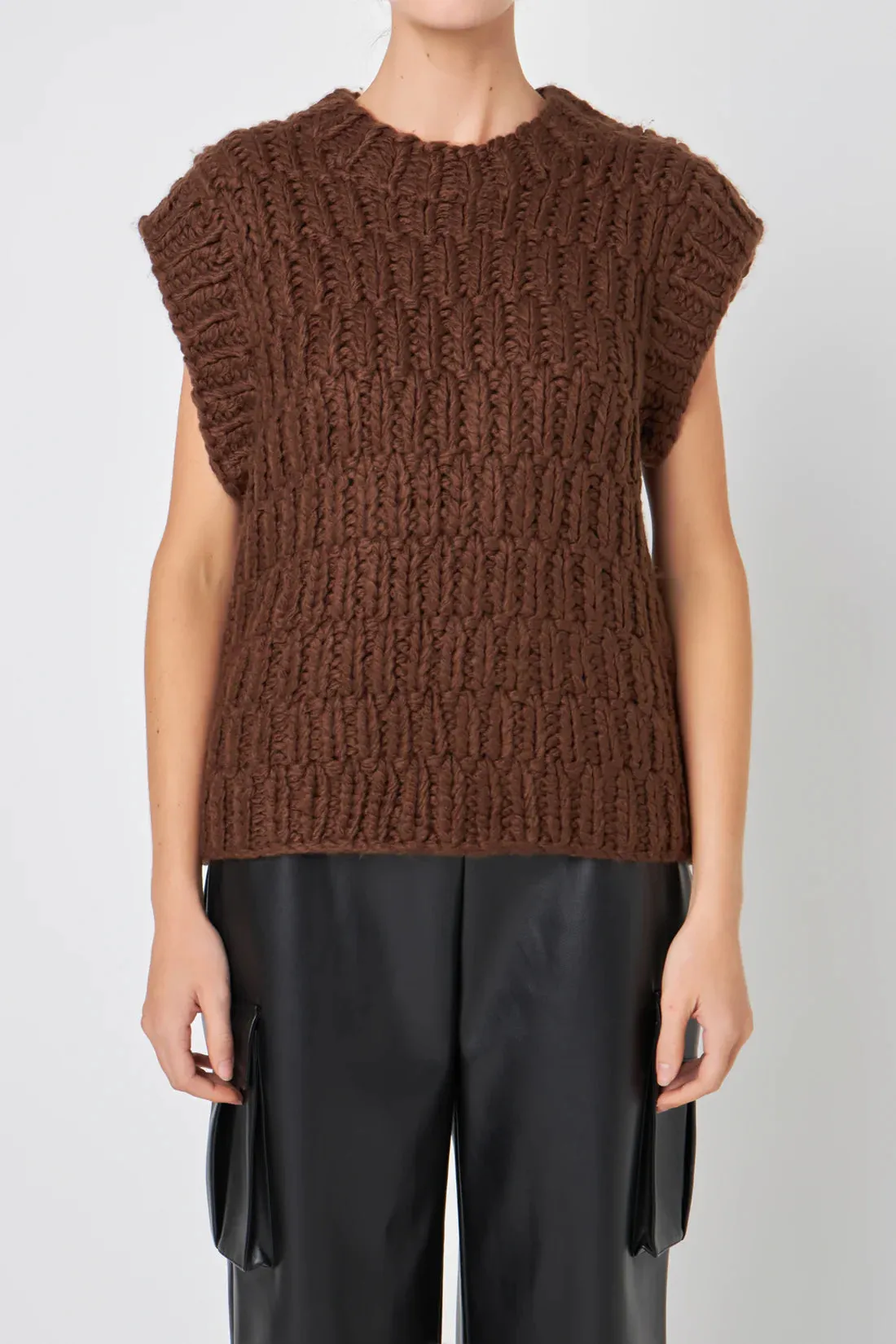 Tina Chunky Knit Vest