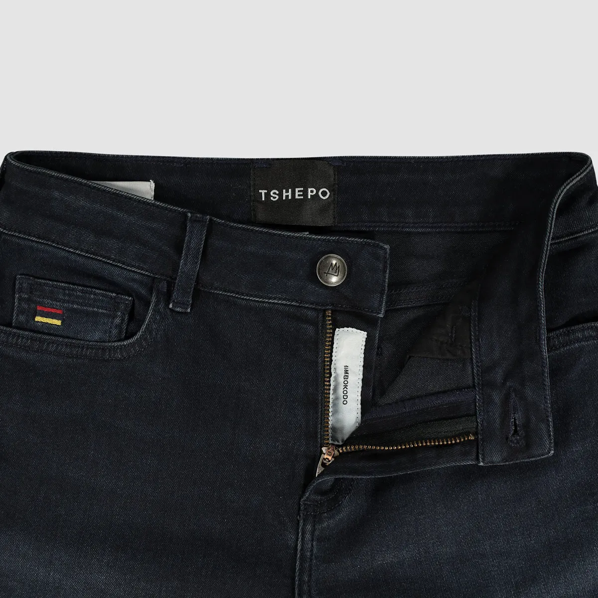 TSHEPO LADIES SKINNY ROYAL TAKALANI JEANS, INDIGO