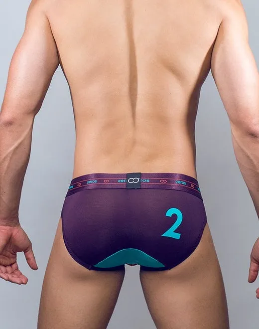 U21 2-Series Brief Underwear - Wine